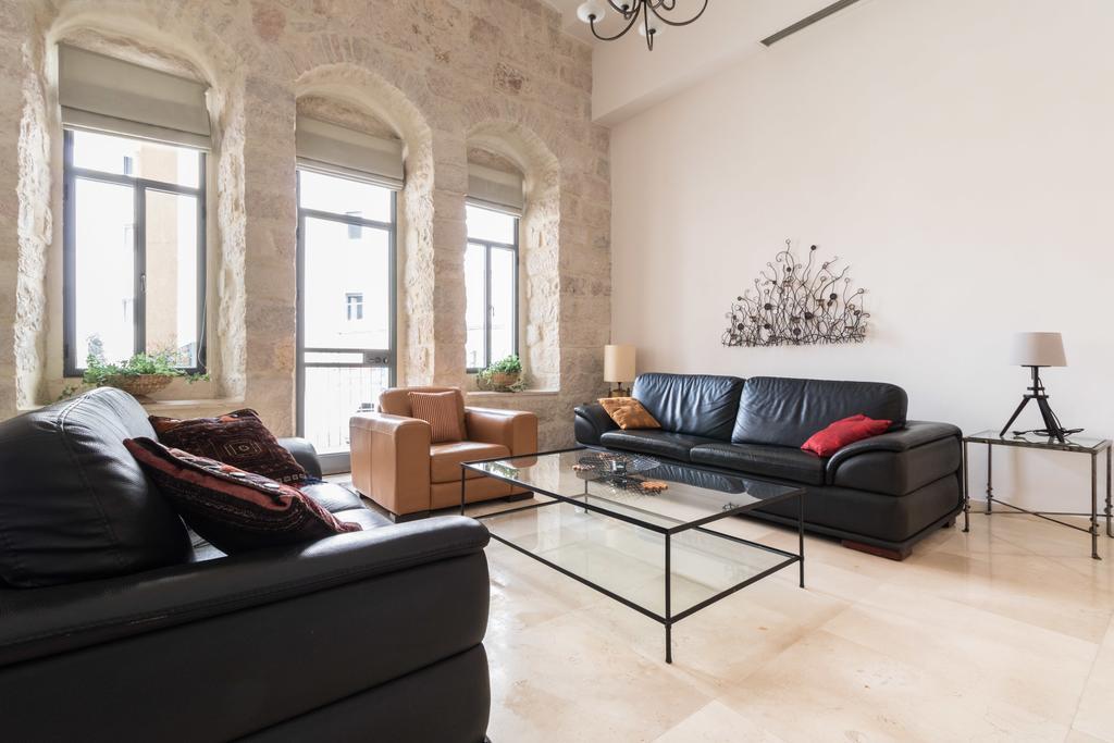 The Jerusalem Stone Duplex Near Mamilla Eksteriør bilde